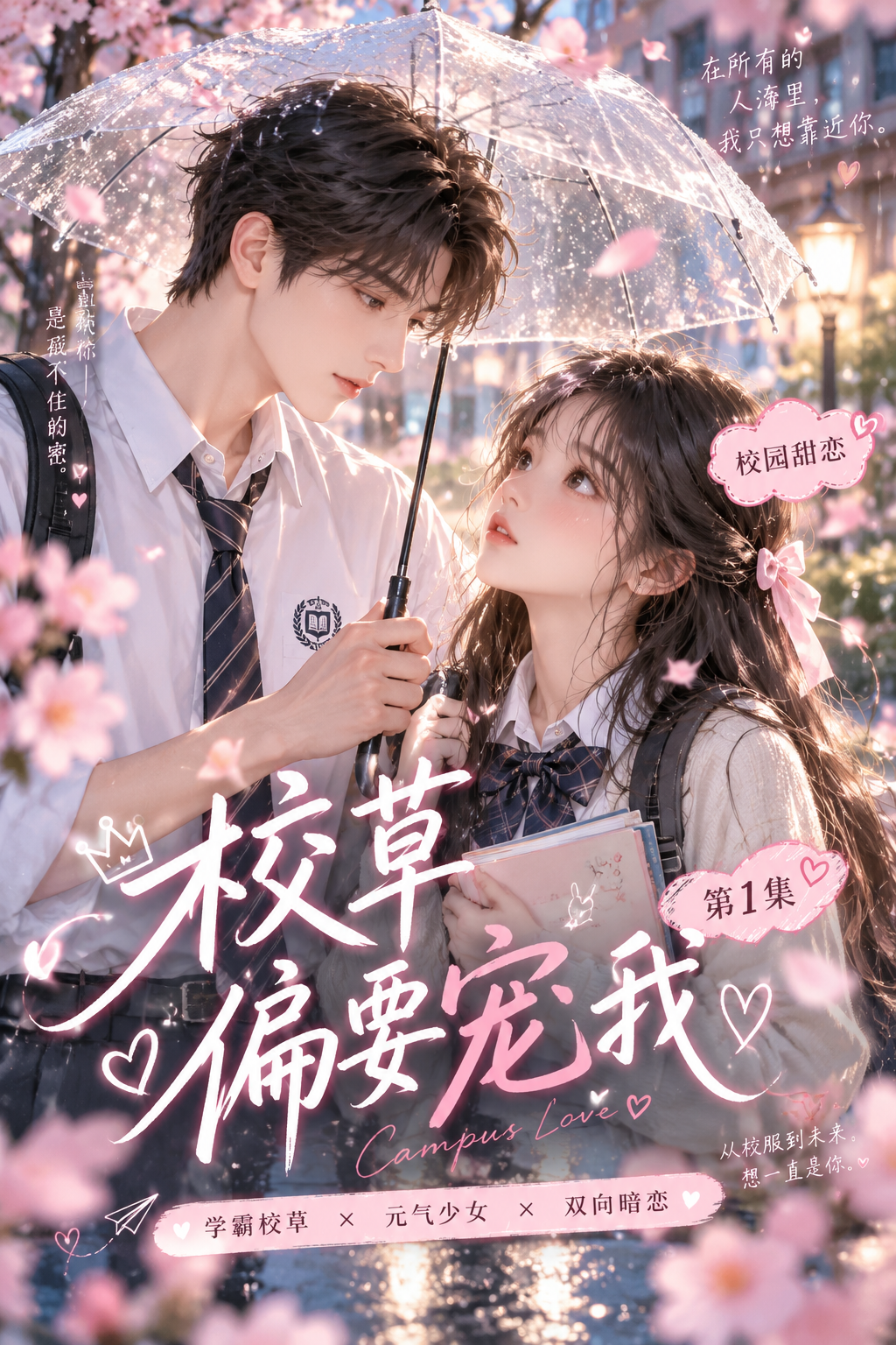 黄果短剧 雨夜告白 AI漫剧封面